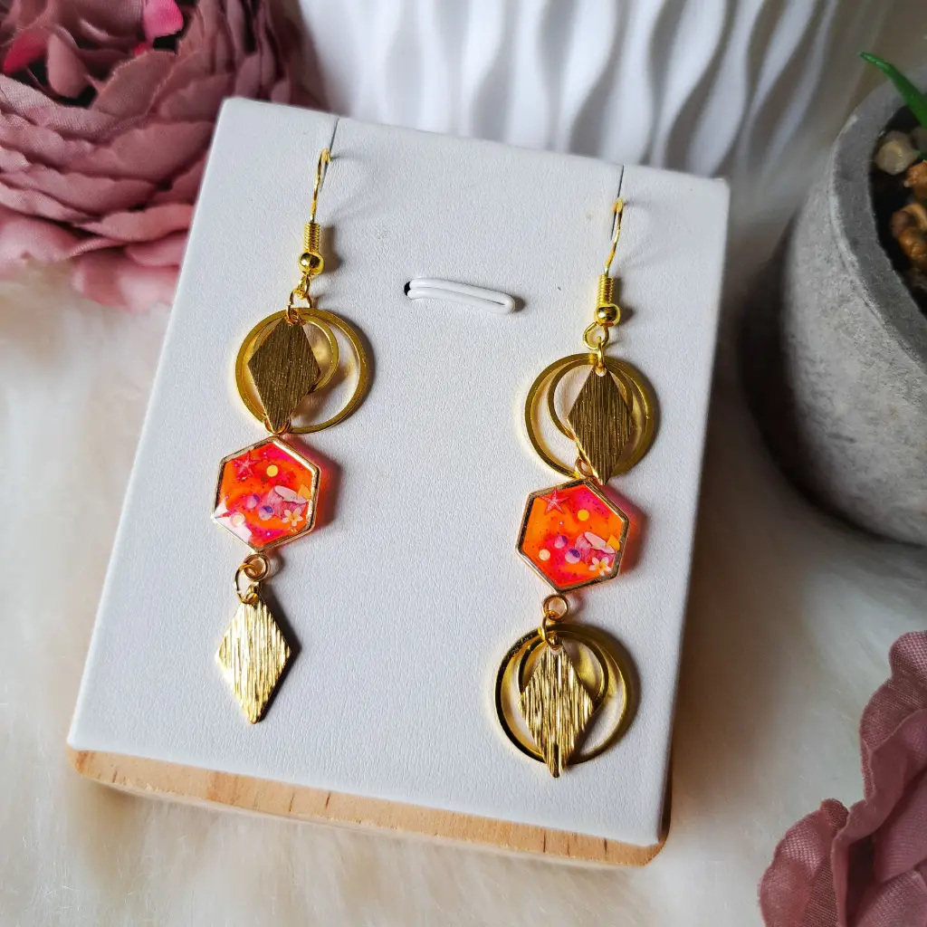 Boucles d'oreilles " Ibiza "    