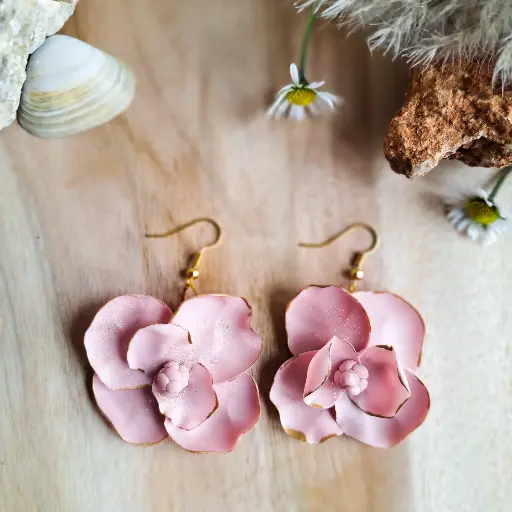 Boucles d'oreilles " Eléonore "