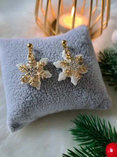 Flocon des neiges dorés