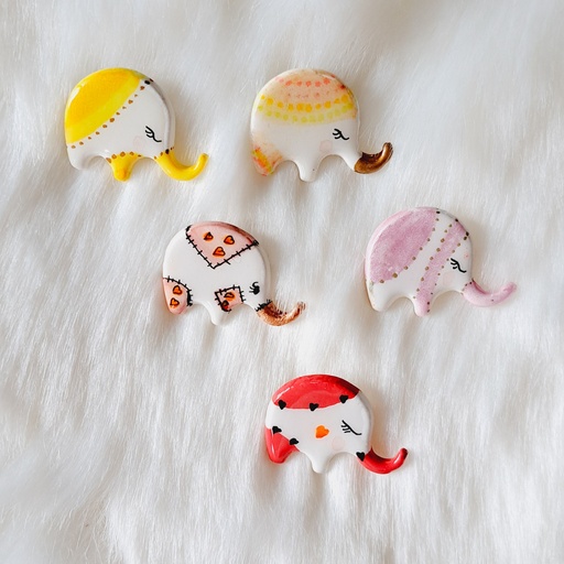 Broche Elmer l'éléphant