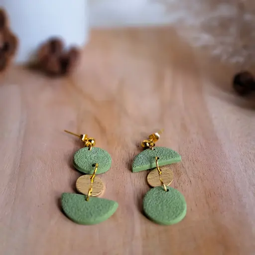 Boucles d'oreilles Jade