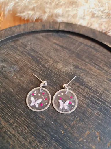 Puces d'oreilles " Valentina "   