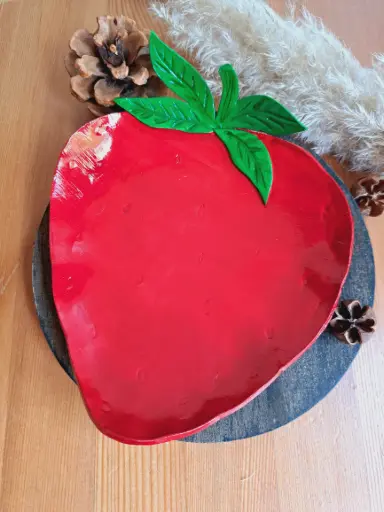 Coupelle en argile " fraise "