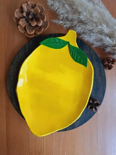 Coupelle en argile " citron " 