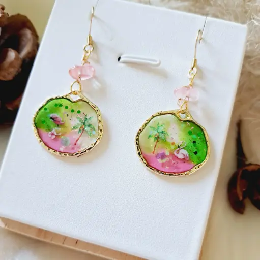 Boucles d'oreilles " Diana "