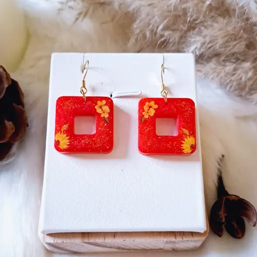 Boucles d'oreilles " Himari"    