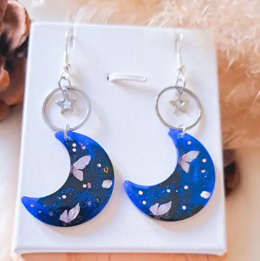 Boucles d'oreilles " Luna "    