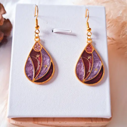 Boucles d'oreilles " Barbara " 