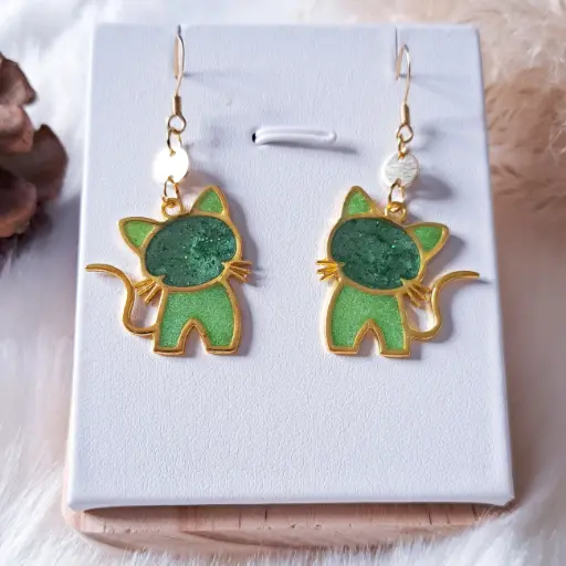 Boucles d'oreilles " Cats "  