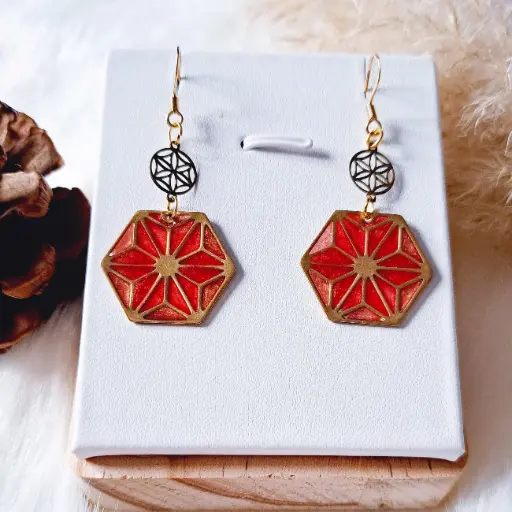 Boucles d'oreilles " Meredith"     