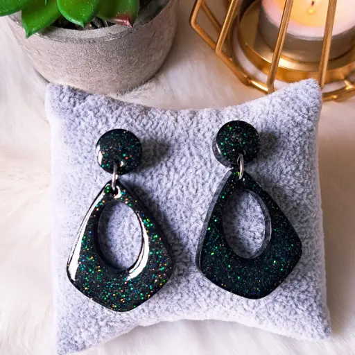 Boucles d'oreilles " Eclats d'étoile"