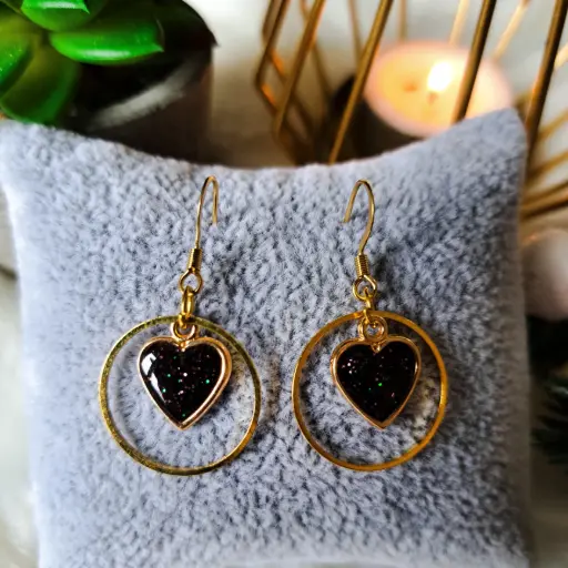 Boucles d'oreilles " Douce promesse "