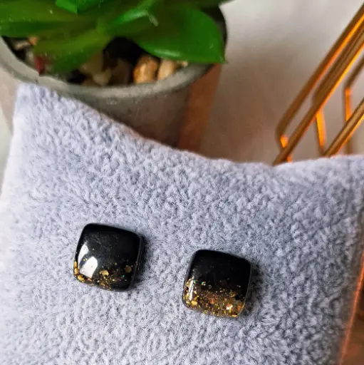 Boucles d'oreilles "Poussières de lumière"   