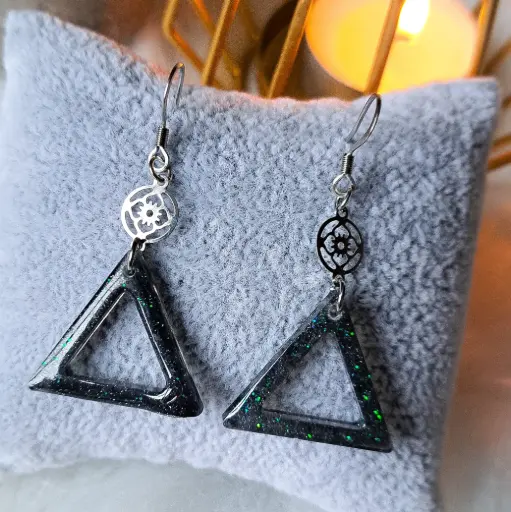 Boucles d'oreilles " Ombra"    