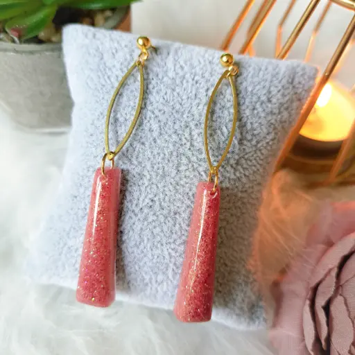 Boucles d'oreilles " Rosalia" 