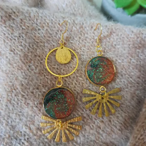 Boucles d'oreilles " Mariella "