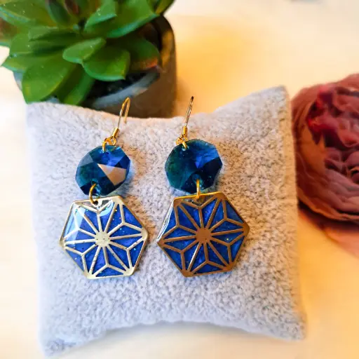 Boucles d'oreilles " Scarlett "     