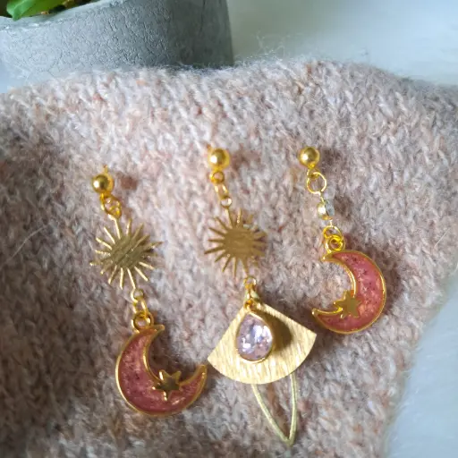 Boucles d'oreilles " Anélia " 