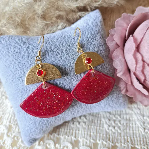 Boucles d'oreilles " Brianda " 