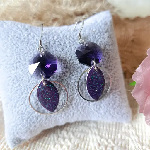 Boucles d'oreilles " Lysandra "  