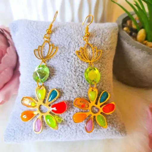 Boucles d'oreilles " Felicia " 