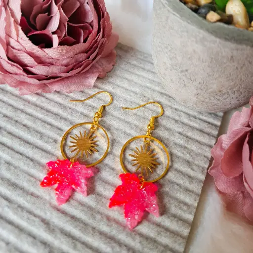 Boucles d'oreilles " Canada "   