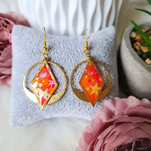 Boucles d'oreilles " Dolce vita "  