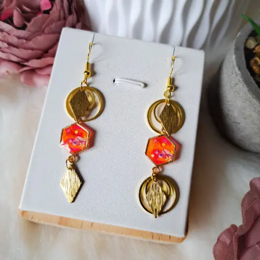 Boucles d'oreilles " Ibiza "    